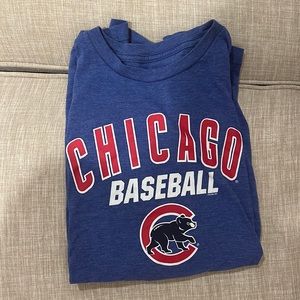 Mens large Chicago cubs baseball short sleeve tshirt